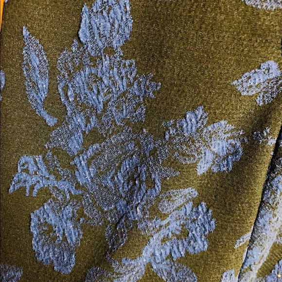 Vintage Blue/Black Cut Out Skater Dress - Picture 6 of 7